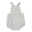 Linen Stripe Pocket Romper