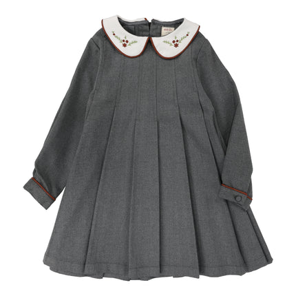 Collar Pleated Dress