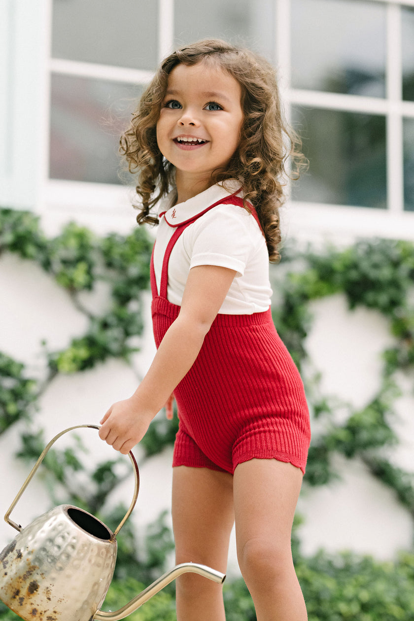 Lil Legs Peter Pan Onesie with Piping