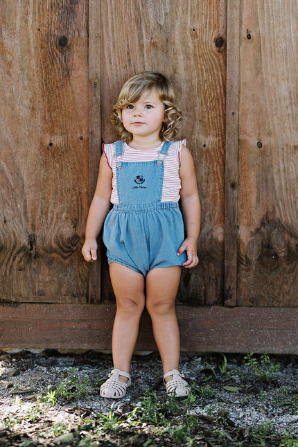 Lil Legs Denim City Flutter Tank