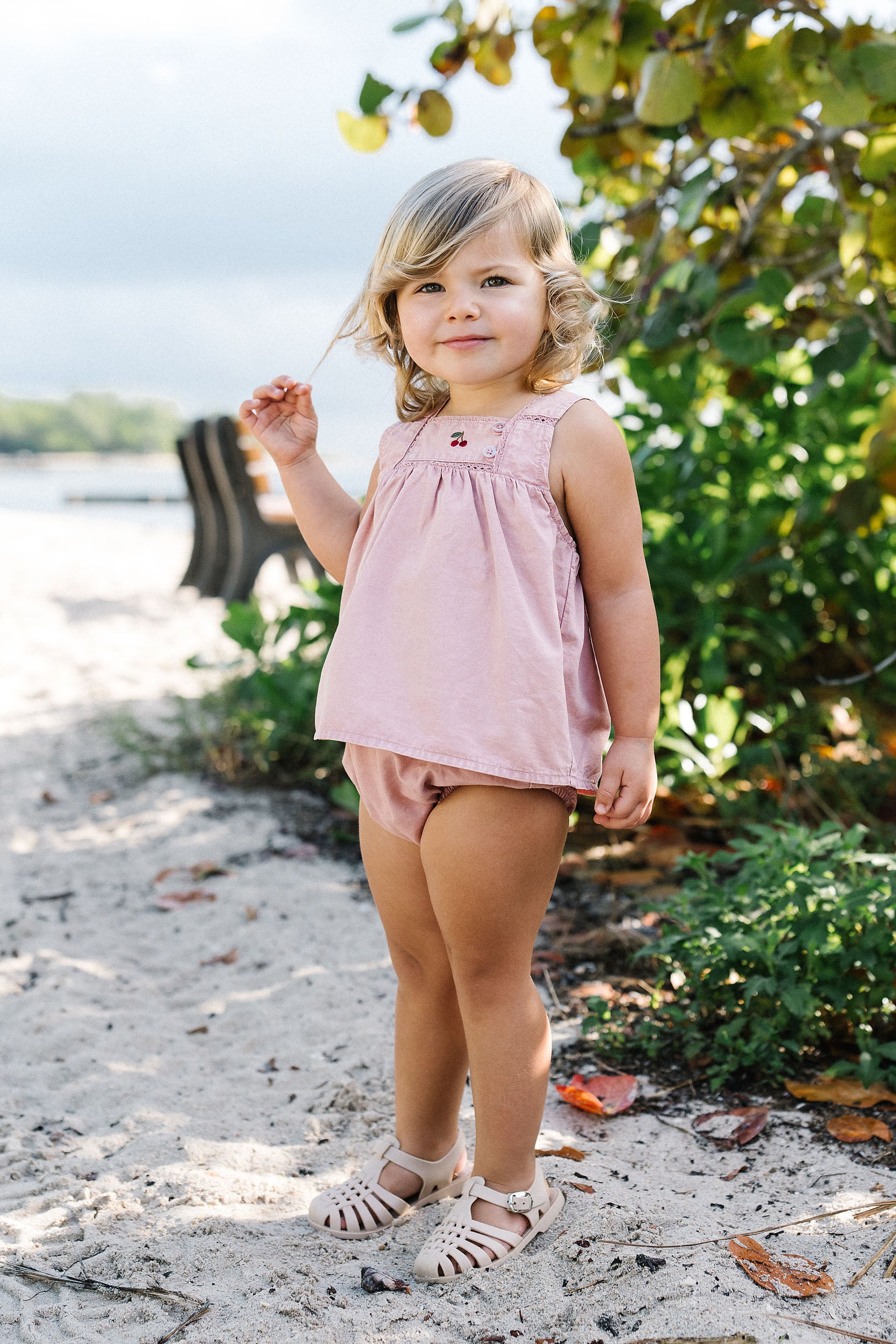 Lil Legs Denim Capsule Toddler Girl Set