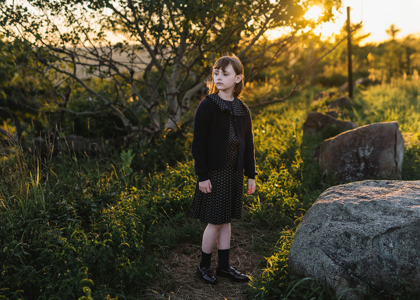 Drop Waisted Pleated Skirt