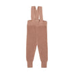 Waffle Knit Long Overalls