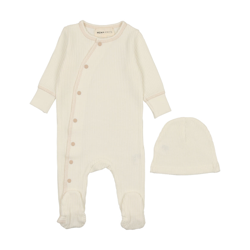 Side Snap Footie/beanie