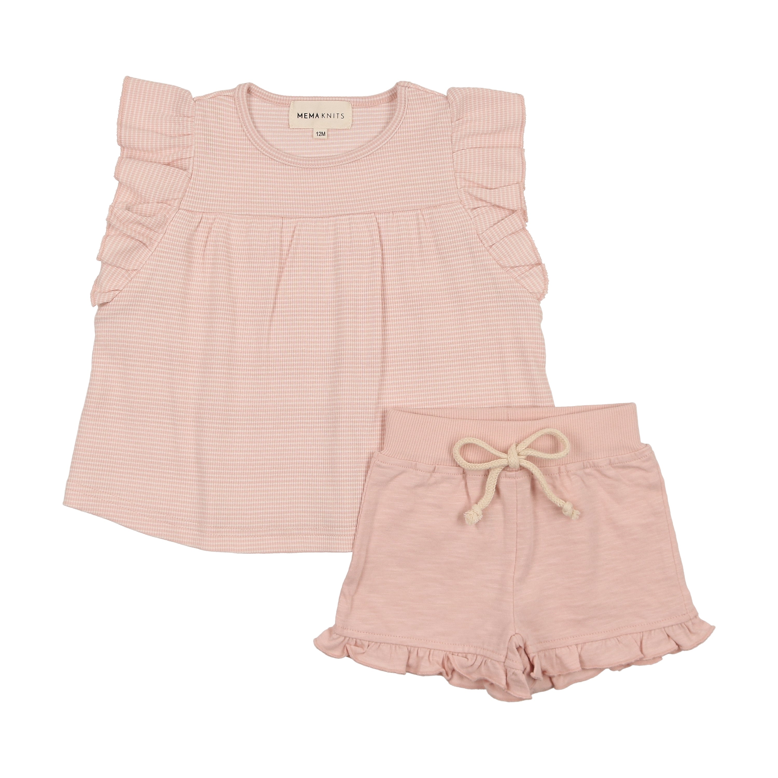 Girls ruffled Tee and Shorts