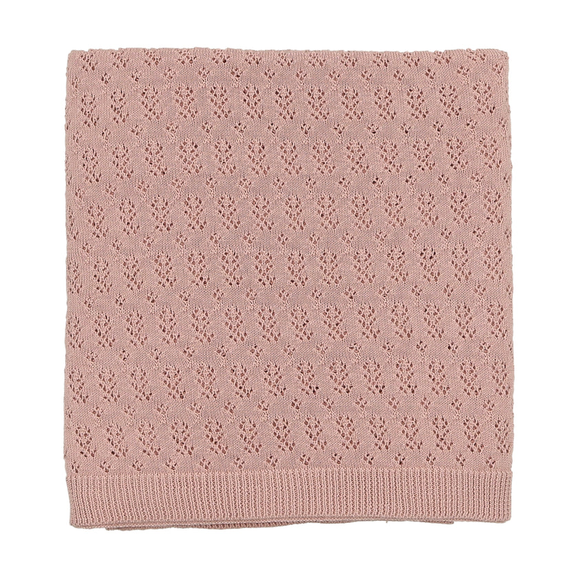 Pointelle Knit Blanket