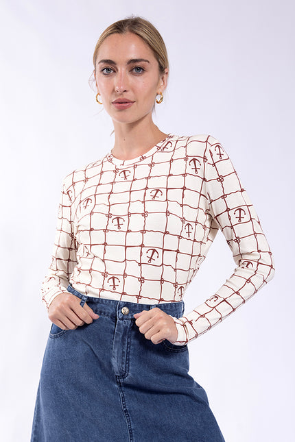 Monn Rope Grid Tee