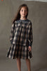 Embroidered Collar Dress