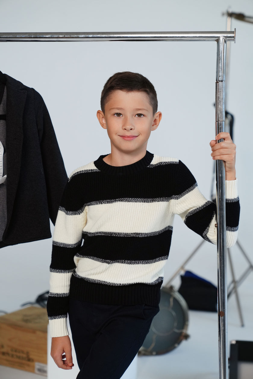 Eli Ombre Striped Sweater