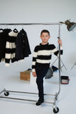 Eli Ombre Striped Sweater