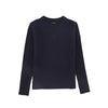 Cable Knit Sleeve Logo Sweater
