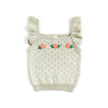 Embroidered Knitted Bloomer Set