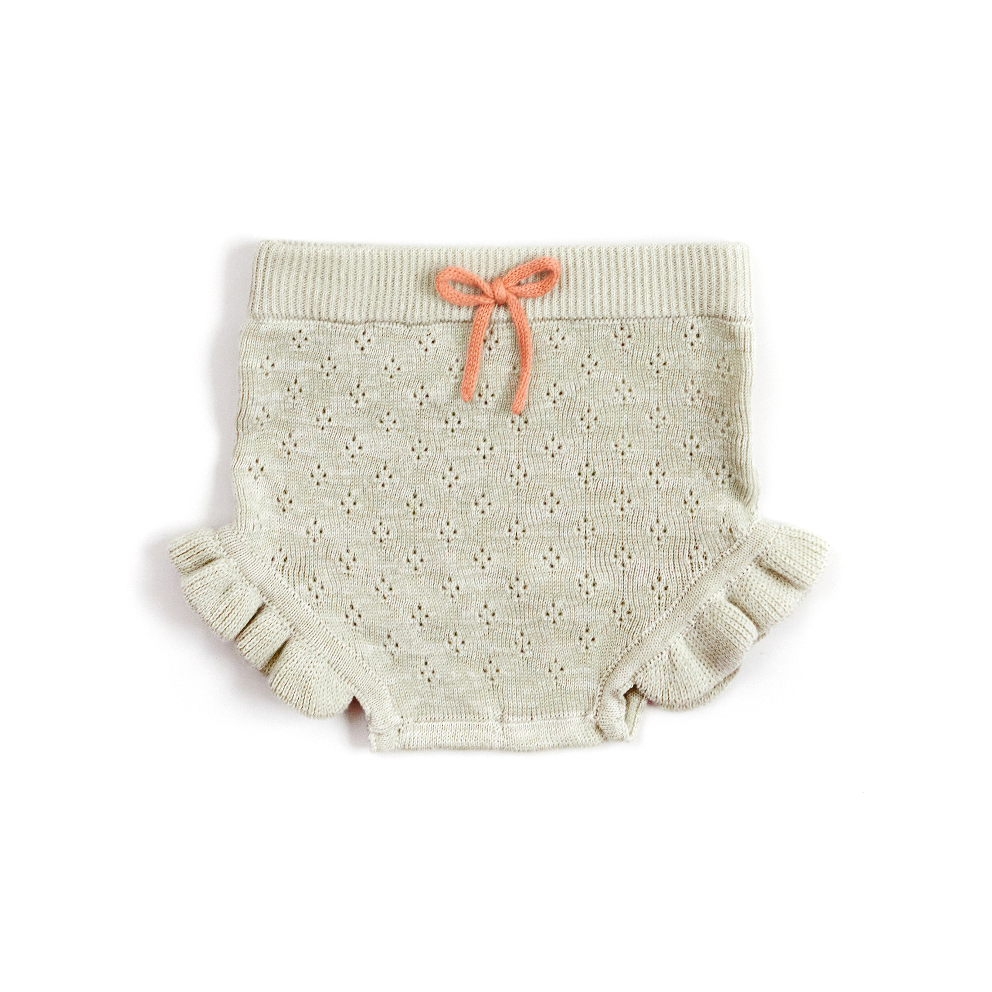 Embroidered Knitted Bloomer Set