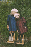 Blue Taffeta Dress