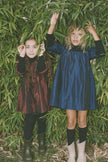 Blue Taffeta Dress