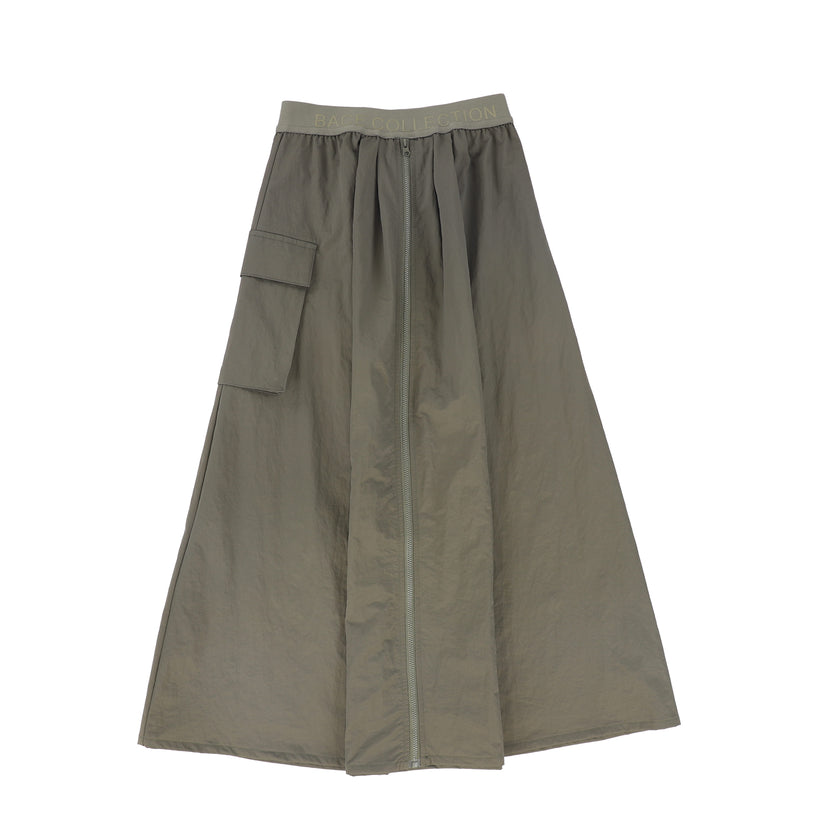 Zipper Cargo Skirt