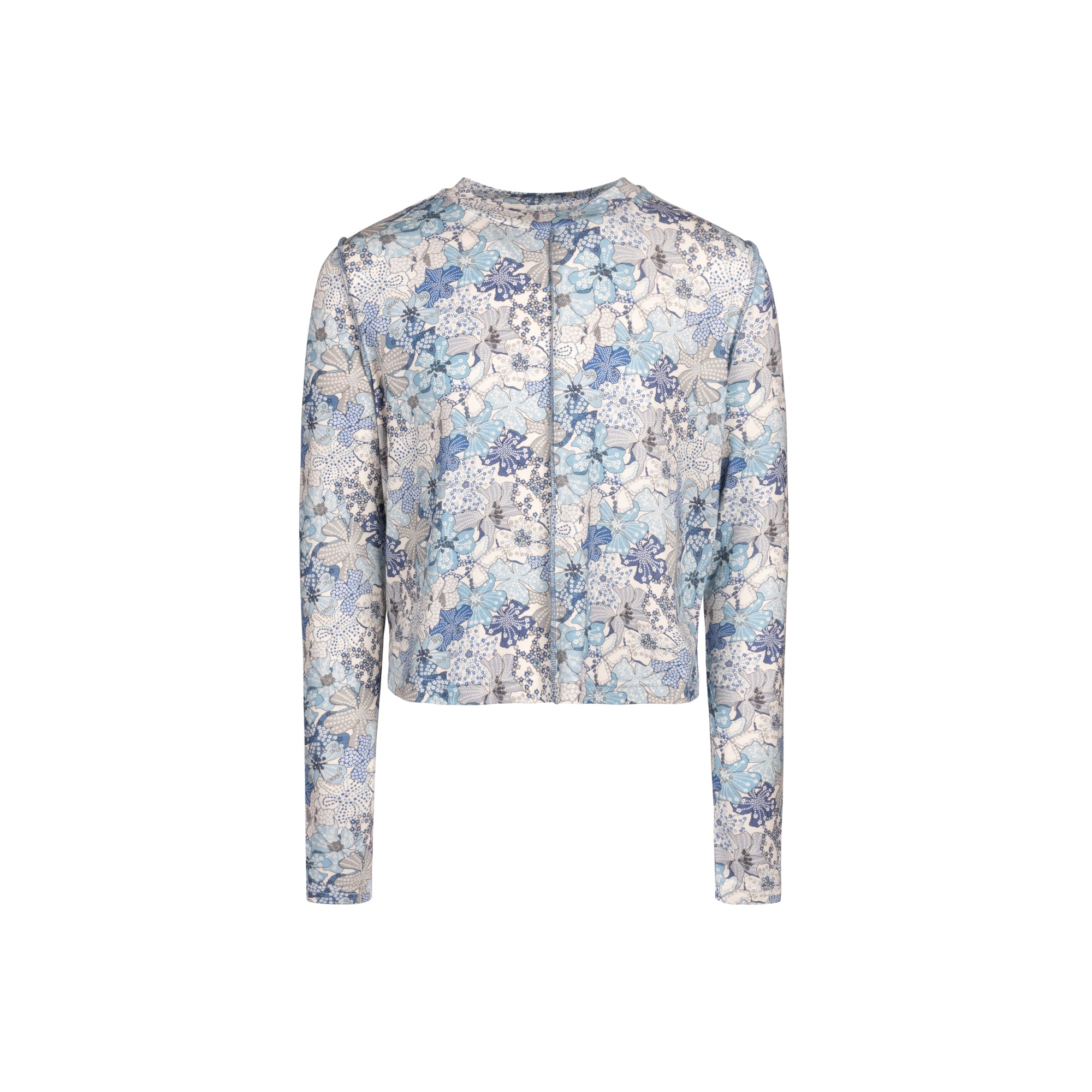 Emily Blue Floral Tee