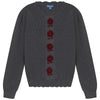 Embroidered Flower Sweater fw25