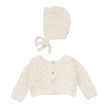 Popcorn Weave Cardigan Set