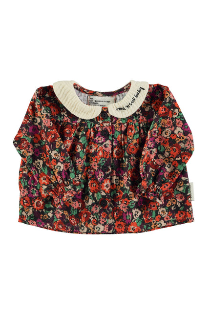 Peter Pan Collar Blouse and Bloomer Set (No Word On Collar)