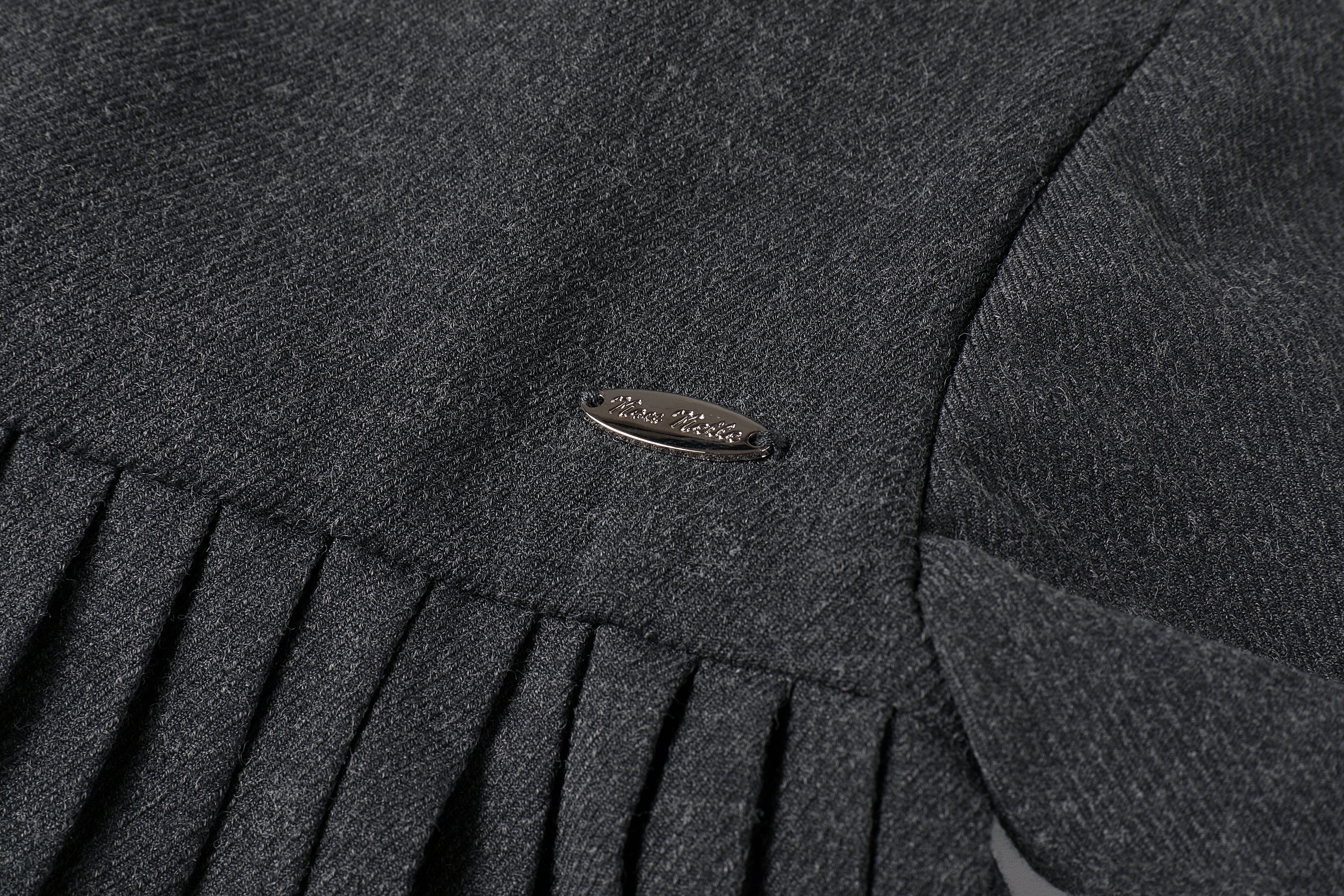 Pleated Button Dress