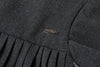 Pleated Button Dress