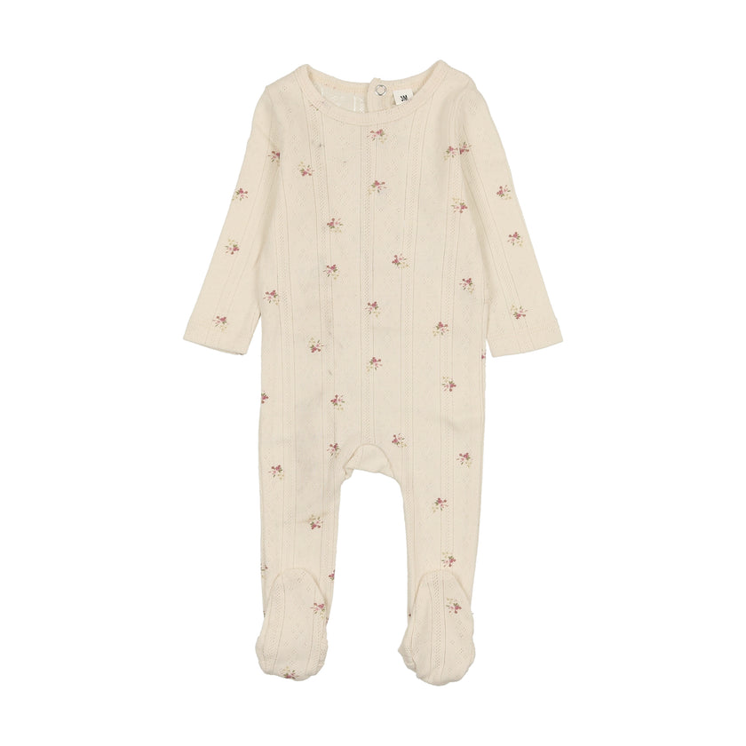Printed Pointelle Footie Set ss25