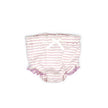 Lilac Stripe Top & Bloomer/ Short Set