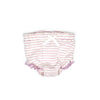 Lilac Stripe Top & Bloomer/ Short Set