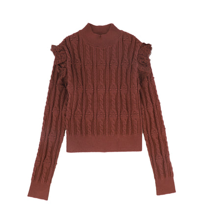 Lace Pointelle Sweater