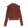 Lace Pointelle Sweater