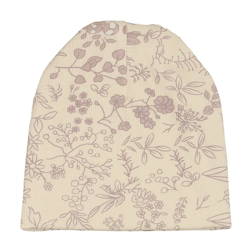 Lilac Print Footie Set