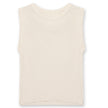 Point Crew Neck Crop Tank