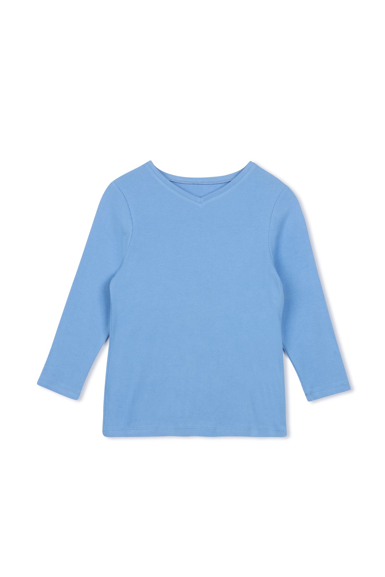 Point 3/4 V Neck Tee