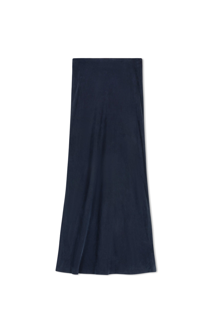 Point Brushed Straight Skirt