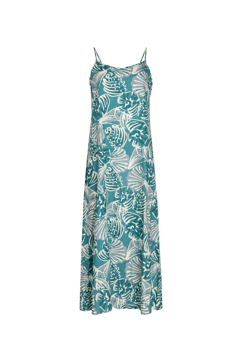 Sea Shells Linen Slip dress