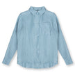 Point Brushed Oversized Button Up