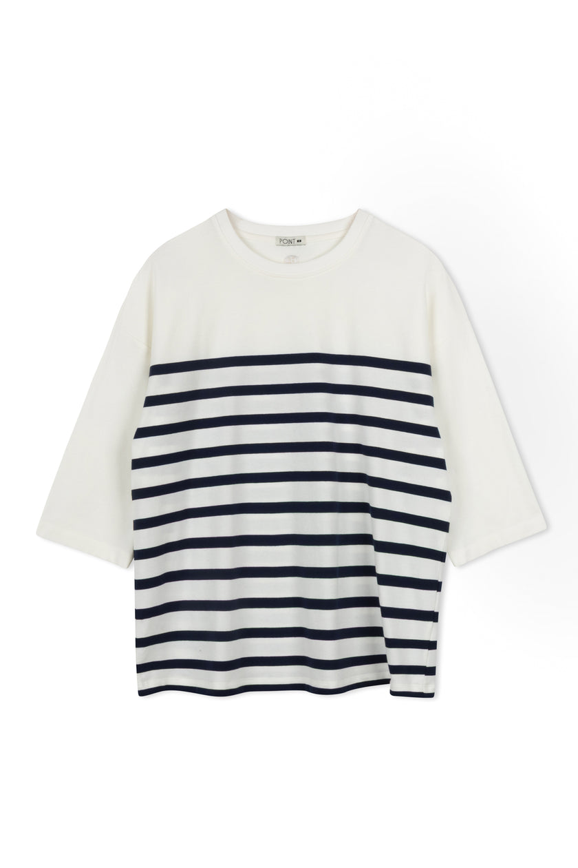 Point Jersey Stripe Tee
