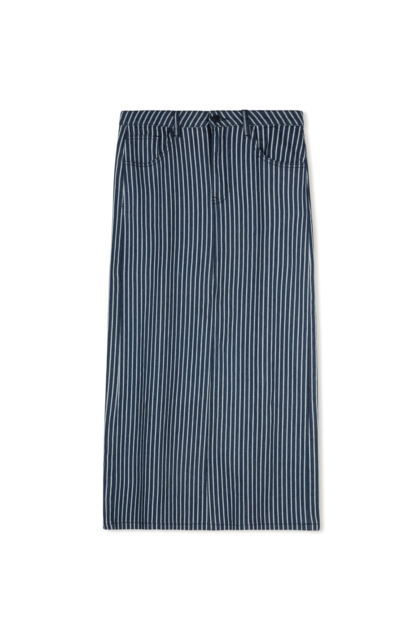 Point x HD Striped Maxi Skirt