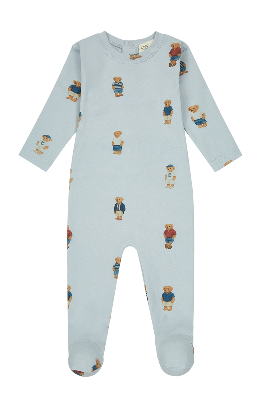 Crew Lounge Teddy Bear Footie