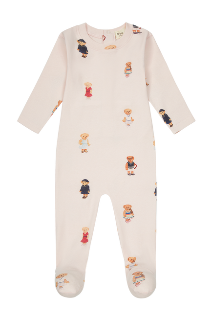 Crew Lounge Teddy Bear Footie