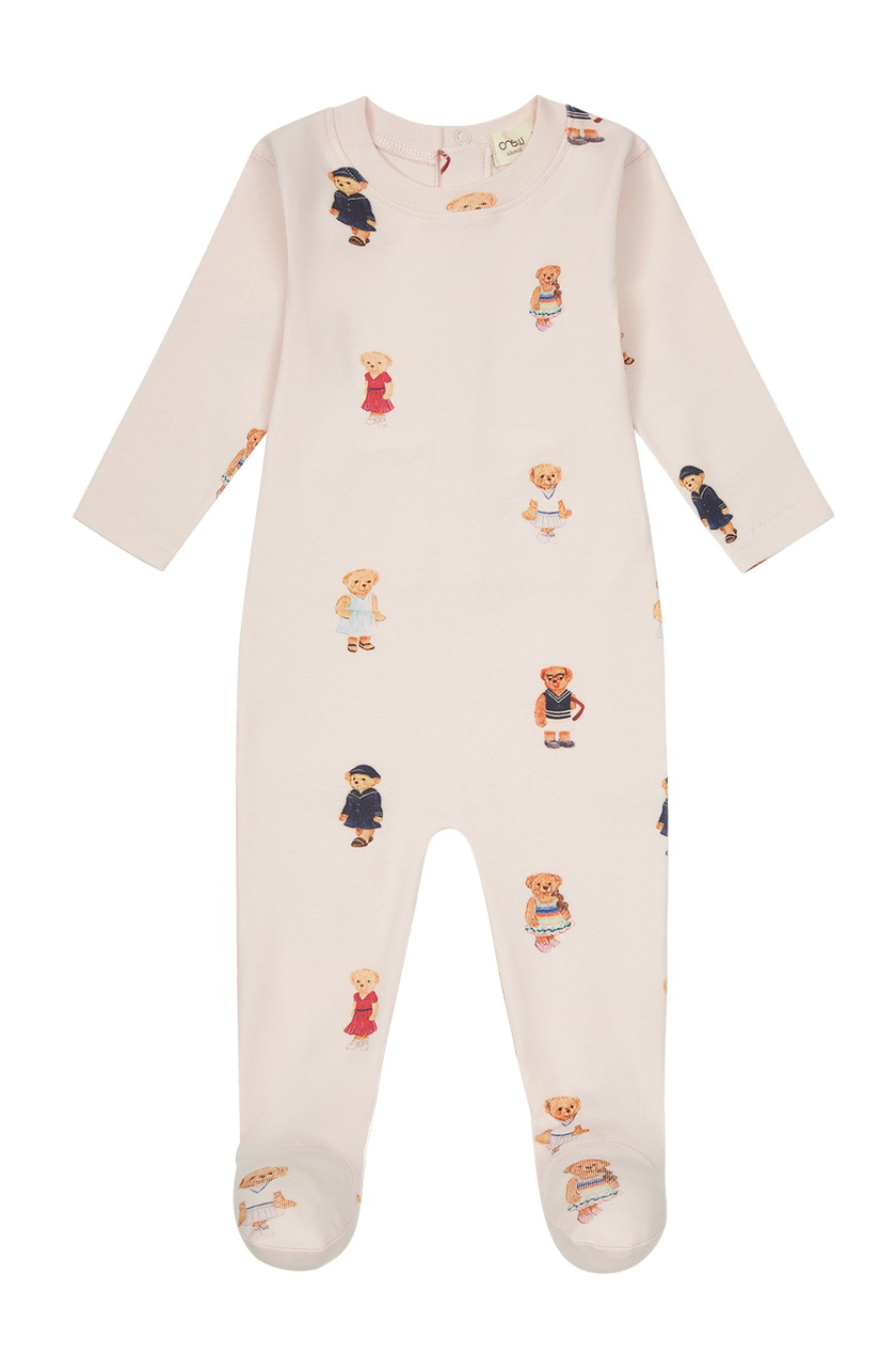 Crew Lounge Teddy Bear Footie