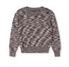 Printed Marled Sweater