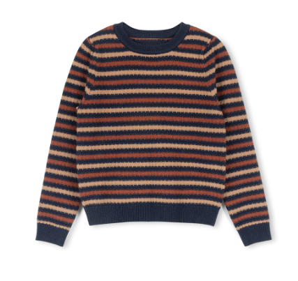 Striped Knit Sweater - Roping