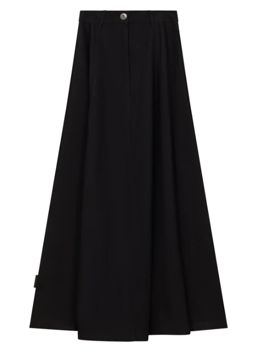 Cotton Maxi A line skirt fw25