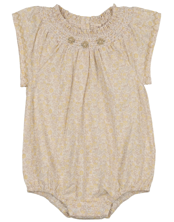 Lil Legs Sunny Blossom Flutter Romper