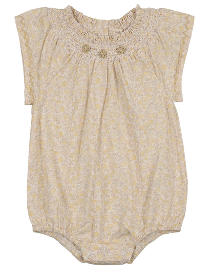 Lil Legs Sunny Blossom Flutter Romper