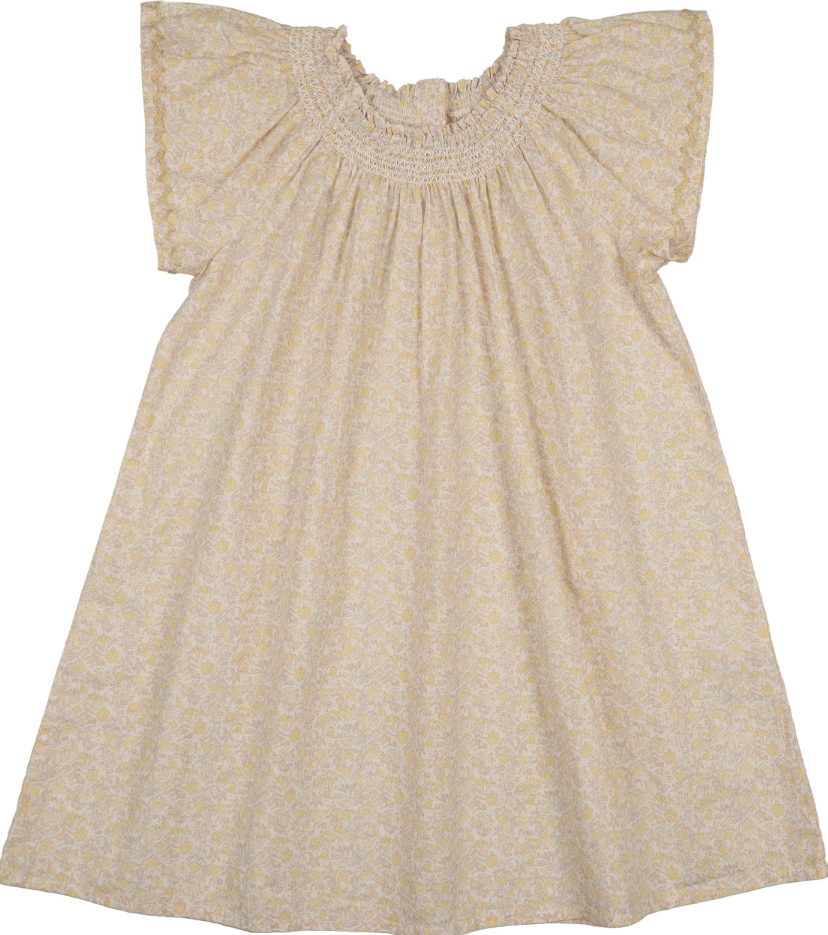 Little Legs Sunny Blossoms Flutter Dress