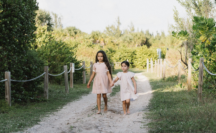 Little Legs Sunny Blossoms Flutter Dress