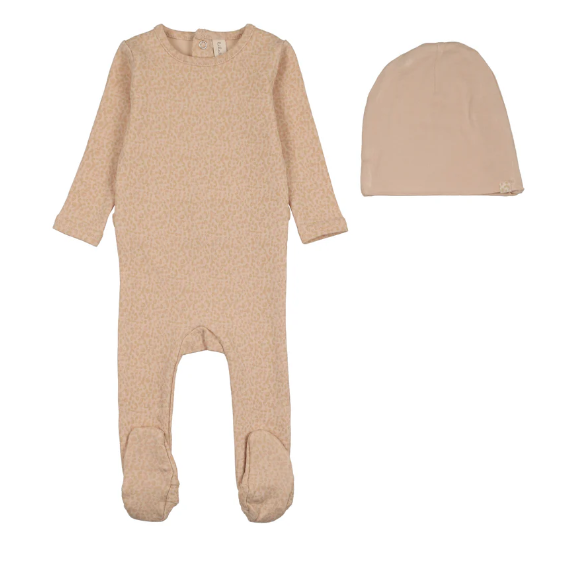 Lilette Spotted Footie Set